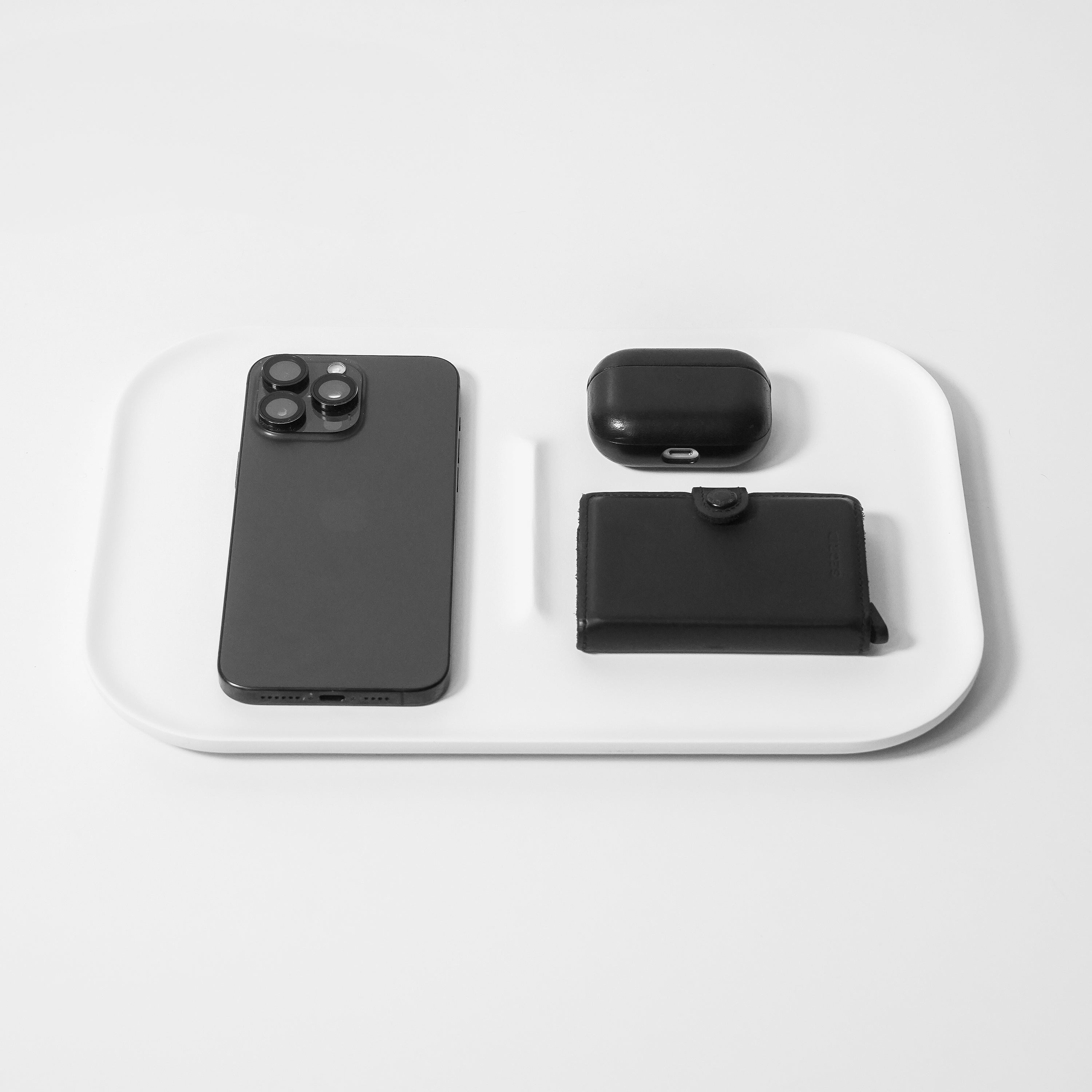 Japandi Catchall Tray | White