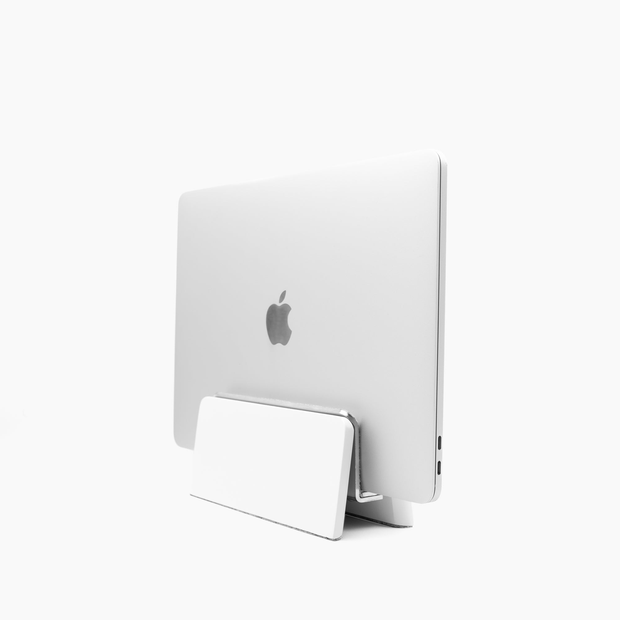 Vertical Laptop Stand | Matte White